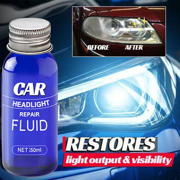 Kit de reparación de solución de revestimiento de líquido para reparación de faros de coche, 10/30ml, pulido de faros traseros, líquido antiarañazos, limpiador de lentes de coche