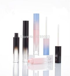 10 30 pièces dégradé rose noir vide brillant à lèvres Tube lèvres bouteille brosse conteneur Mini bouteilles de brillant à lèvres rechargeables outil de beauté 259K5068053