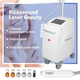 Écran de 10,4 pouces Laser picoseconde Détatouage indolore Lavage de pigments de toutes les couleurs Nd Yag Laser Pico Dispositif Blanchiment de la peau Traitement des taches de rousseur des grains de beauté