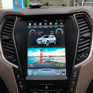 10.4 '' Tesla Style Vertical HD Écran Voiture dvd Android 11 GPS Navigation pour Hyundai IX45/Santa FE Unité Principale De Voiture Stéréo Auto Carplay