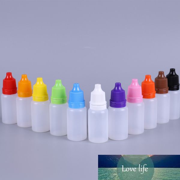 10/5/1 pièces Eys Goutte Bouteille Rechargeable Vide En Plastique Compressable Flacons compte-gouttes 10 ml Conteneur Encre Pigment Liquide Bouchon Anti-Fuite