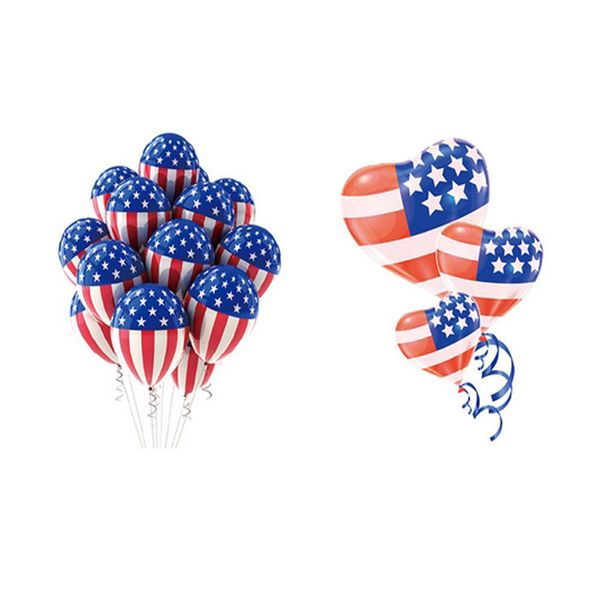 10.5 * 6 cm Suministros para fiestas americanas a prueba de agua etiqueta engomada del tatuaje de la bandera Día de la independencia dibujos animados niños arte corporal herramientas de maquillaje Accesorios para automóviles