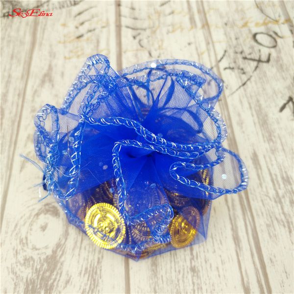 10/50 / 100pcs 26 / 35cm Couche de tulle Pouche de mariage Mariage Round Bag Organza Birthday Christmas Candy Gift Sac Sac Afficher 5ZSH836