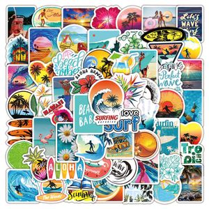 10/50 / 100 stks Zomer Sticker Strand Reizen Graffiti Surfstickers DIY voor Tablet Waterfles Surfboard Laptop Bagage Fiets Auto