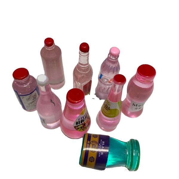 10-50 PCS Mini Soda Drinks Bottle pour 1:12 BJD Dolls Fitend Play Toy 1/6 Doll Accessory Mininature Doll House Decoration