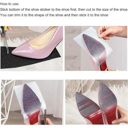 10*50 cm schoenen Sole Protector Sticker voor designer Hoge Heels Zelfklevende Grond Grip Shoe Beschermende bodems buitenzool inleg