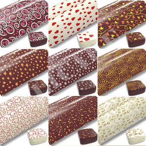 10-50PCS Chocolade Transfer Papier Blad A4 Decoratie voor Chocolade Print Bakken Gebak Bakkevolle Cake Decoratie Gereedschap 211110