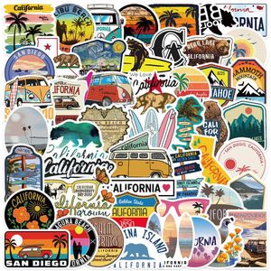 10 50 PCS INS Style Paysage Extérieur Autocollants Esthétique Californie Stickers Autocollant À DIY Bagages Ordinateur Portable Vélo Planche À Roulettes Téléphone Car241S