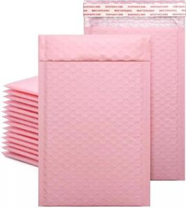 10 50pcs Pink Poly Bubble Mailers enveloppes rembourrées Bulles Bulle enveloppe de polymaileur enveloppe pour emballage Maile Self Seal266T8036022