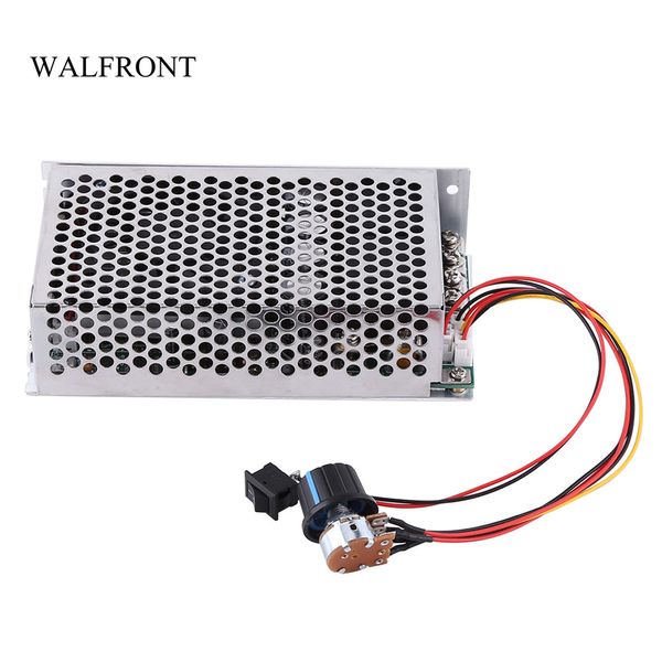 Freeshipping 10-50V DC Controlador de velocidad del motor 100A PWM Interruptor de control Motor Gobernador Regulador de velocidad Herramientas para el kit de ventilador de enfriamiento del automóvil