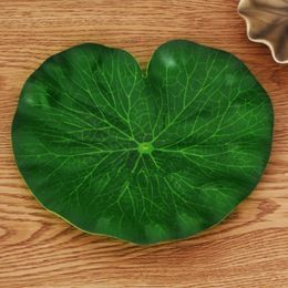 10-60cm Kunstmatige PE Foam Lotus Blad Water Lily Drijvende Zwembad Plant Aquarium Vis Vijver Decoratie Thuis Tuin Decoratie