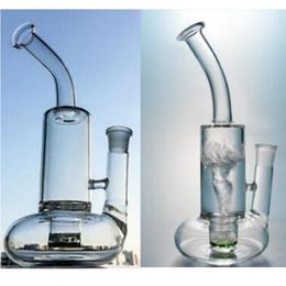 Bongs en verre transparent de 10,8 pouces avec percolateur Tornado, conduites d'eau en verre, huile de tabac, plates-formes Dab avec femelle de 18mm, en Stock