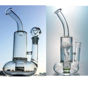 10,8 pouces verre clair bécher bangs tornade base cyclone percolateur bangs conduites d'eau en verrehuile Dab Rigs avec 14mm joint bol