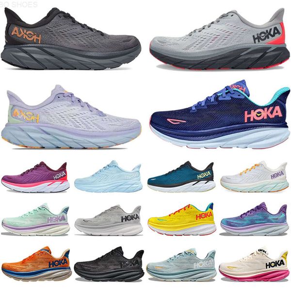 10 A2024 Hoka One Clifton 9 Chaussures de course athlétiques Bondi 8 Carbon x 2 Baskets Amortissantes Route Mode Hommes Femmes Top Designer Femmes Hommes Taille 36-45