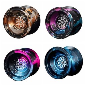 10 balles Ball Metal yoyo mode non répondu en alliage en aluminium yo toys tourning corde professionnelle yoyo ball kids cadeau 240416