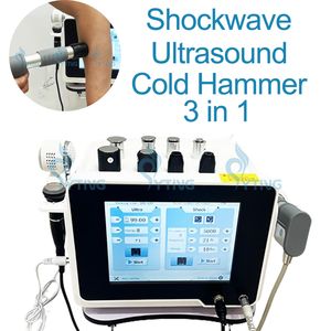 10 Bar Shock Wave Therapie ED Behandeling Fysiotherapie Rugpijn Relief Machine 3 in 1 Koude Hamer Echografie