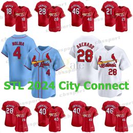 Yadier Molina 2024 City Connect Jersey Nolan Arenado Paul Goldschmidt Willson Contreras 25 McGwire 0 Winn Paul DeJong Nolan Gorman Albert Pujols Ozzie Smith Jerseys