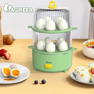 Cuiseur à œufs de 10 capacités : cuire des œufs durs, pochés, brouillés, des omelettes, etc. Fonction d'arrêt automatique.