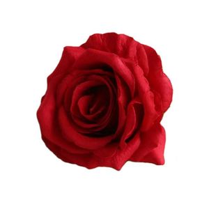 10 CM Artificielle Rose Fleur Têtes Flanelle rose Fleur décoration murale Pour Mariage Décoration Fond Mur anniversaires Saint Valentin ou DIY