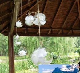 10 cm creatief hangende glazen vaas sappige luchtplant display terrariumdecoratief helder glas hangende luchtplant terrarium8024521