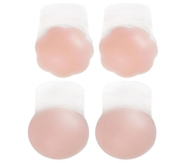 10 cm auto-adhésif en silicone soulevant le mamelon de poitrine BRA PAD PETALES DE MONDE INVISIBLE POUR LA DRAPE DE PARTE7084901