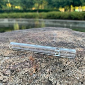 10 cm Groothandel Glass One Hitter Tabak Roken Kruid Glas Pijp Rook One Hitter Standaard Glass Paster Bat Pipes Dugout Pipe