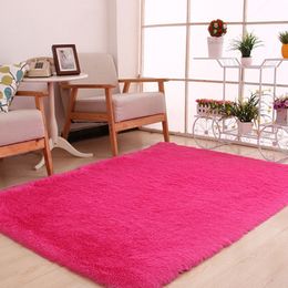 10 couleurs 120x160 cm grande peluche Shaggy épaissir doux tapis tapis tapis de sol pour salle à manger salon chambre maison bureau 295l