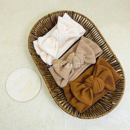 10 colores, diadema con lazo giratorio para bebé, diadema ancha elástica para recién nacido, diademas de turbante, accesorio para el cabello para niños, diadema con lazo sólido para bebés