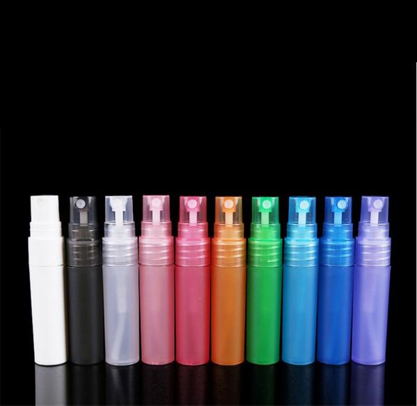 10 Colores Travel Portátil Botella de perfume Botellas de aerosol Contenedores cosméticos 5ml Perfumes Atomizador vacío PLANTE PLANT DHL 200