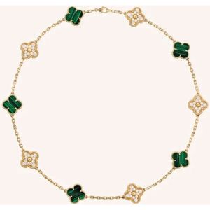10 Diamond Designer Jewelry Clover Brand Fashion Cleef Collier de créateur d'or de haute qualité pour les bijoux pour femmes Gifs de haute qualité