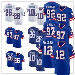 10 Eli Manning 25 Deonte Banks 11 Phil Simms Mark Bavaro Xavier McKinney Bobby Okereke Micah McFadden Graham Gano Jeremy Shockey 3 Sterling Shepard voetbaltruien