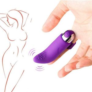10 geschwindigkeiten USB Lade Finger Vibratoren Klitoris Stimulation Silikon sexy Spielzeug Fr Frauen Massage Vibrierende Erwachsene Pro