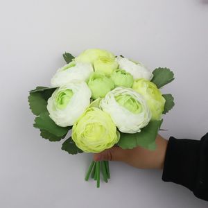 10 Tête Bouquet De Rosée Lotus Mariée Tenant Des Fleurs Tir Faux Dew Lotus Bouquet Oeuf Fleur Artificielle Fleur Simulé Bouquet De Fleurs