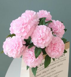 10 teste di ortensia palla di fiori di seta fiori artificiali compleanno casa decorazione di nozze accessori fiori finti bouquet8828968