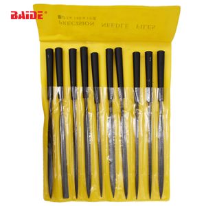 10 in 1 140 mm Naaldbestanden Kit Carving Sieraden Diamant Glas Stone Wood Craft Tool Filer