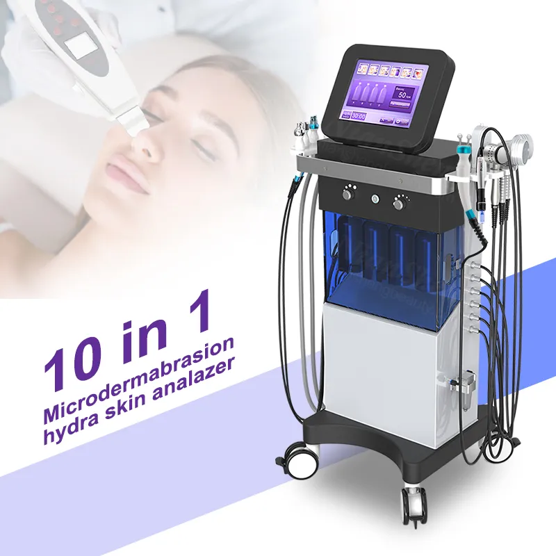 10 EN 1 Diamond Hydrafacial Water Jet Aqua Peel Hydro Hydrofacial