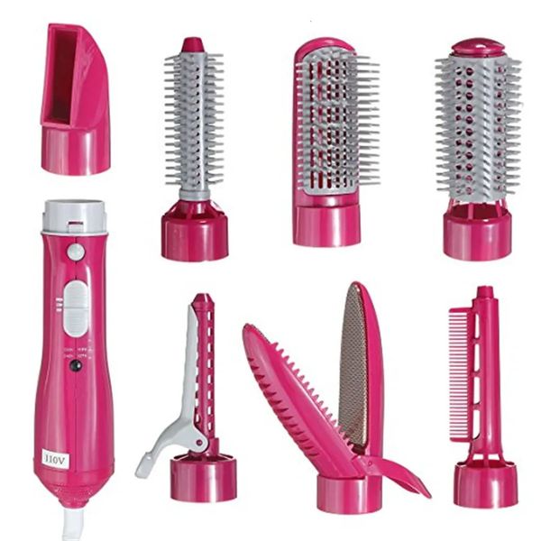 Sèche-cheveux 10 en 1 850W, Kit d'air tout-en-un, peigne, lisseur, fer à friser, brosse à poils en aluminium, 850W, 231220