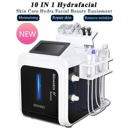 10 in 1 microdermabrasie huidwasser verwijder dode huid schone gezicht hydnerermabrasie jet peel machine rf rimpel verwijdering bio open pores machines