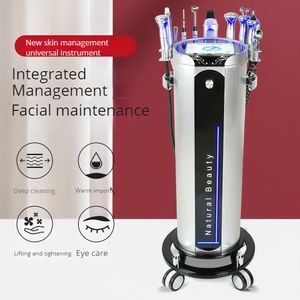 10 en 1 multifonction raffermissant la peau diamant cristal aqua peel hydro dermabrasion réapprovisionnement en humidité soins du visage machine hydratante à l'oxygène