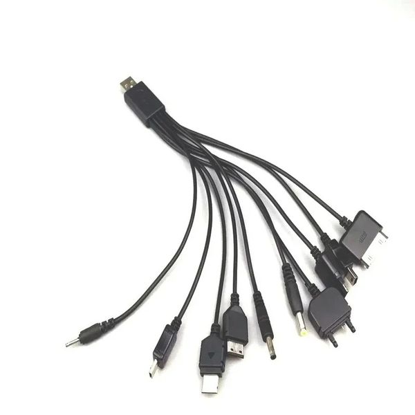 10 en 1 Multifonction Câble de transfert USB Câble de transfert USB Universal Chargeur de câble multipons USB Data Wire Cord