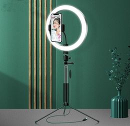 10 pulgadas 26 cm Anillo de luz LED maquillaje Selfie Ringlight con soporte para teléfono lámpara circular para Youtube Tik tok Video Vlog Accessories2697680