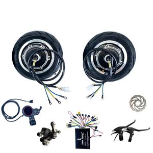 10 Inch 3000W Bicicleta Scooter 50A Controller Borstelloze Gearless Elektrische Fiets Kit Motor Band