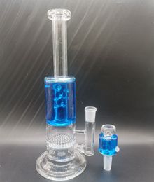 10 pouces Design créatif verre eau Bong narguilés huile Dab plates-formes femelle 18mm tuyaux de fumée avec filtres en nid d'abeille
