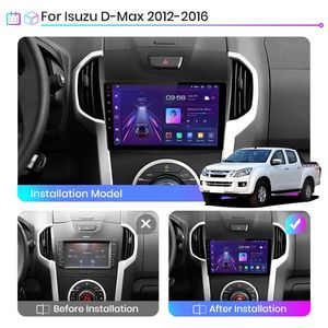 Écran tactile Double Din vidéo de voiture de 10 pouces, lecteur automatique stéréo HIFI de 16 go pour SUZUKI D-MAX 2015 – 2017