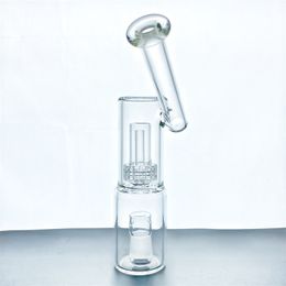 Narguilé en verre de 10 pouces (25 cm) de haut perc matriciel VapeXhale avec support pour barboteur evo vaoprizer GB-345