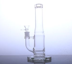 10 inch Glazen waterpijp bong fles vorm met inline perc roken waterleidingen bubbler voor droog kruid vrouwelijke joint 14.5mm YTM-0250