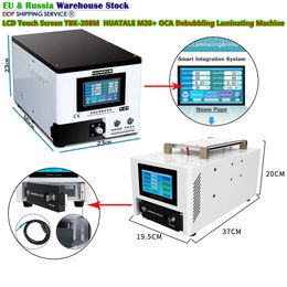 Pantalla táctil LCD de 10 pulgadas HUATALE M20 + 2 en 1 TBK-208M 3 en 1 OCA máquina laminadora de desburbujas separador laminador eliminador de burbujas
