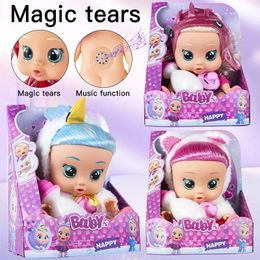 10 pulgadas de estilos múltiples lágrimas Babys 3 Generación La muñeca mágica mágica regalos sorpresa para niños y niñas 240403