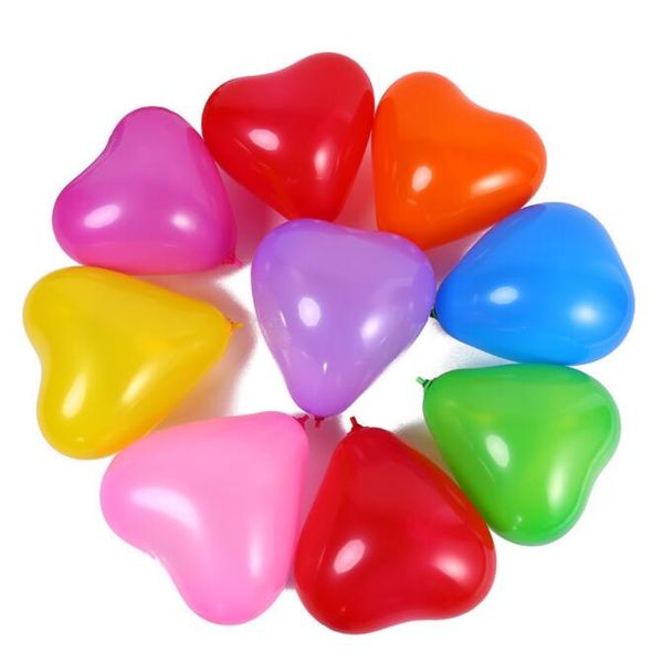 10 pouces fête fête décor ballons amour rouge coeur ballon ballon en latex pour mariage Saint Valentin amour décoration globos en gros