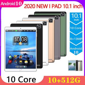 Tablette 10 pouces, triple caméra 6735, appel double SIM, écran HD, stock prêt en usine, vente en gros